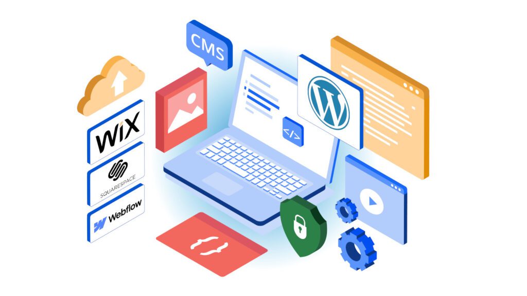 Popular CMS logos representing top choices among the Best Web Tools for Building a Website