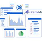 Beginner-friendly illustration of RankMath SEO setup with a clean dashboard and progress checklist