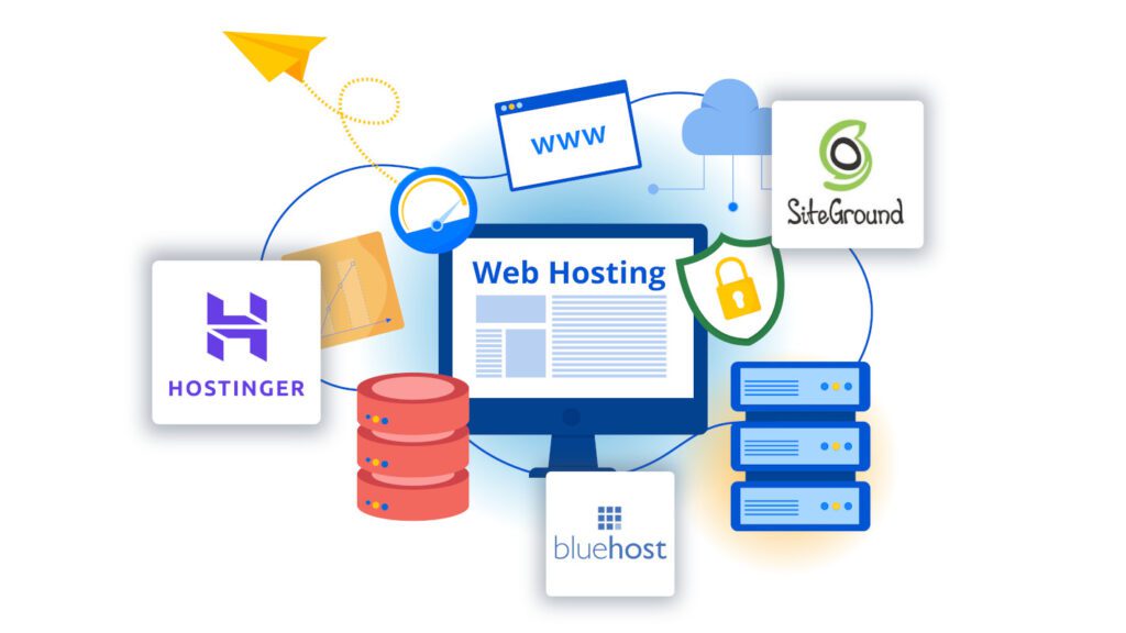Comparison table of web hosting services featured among the Best Web Tools for Building a Website